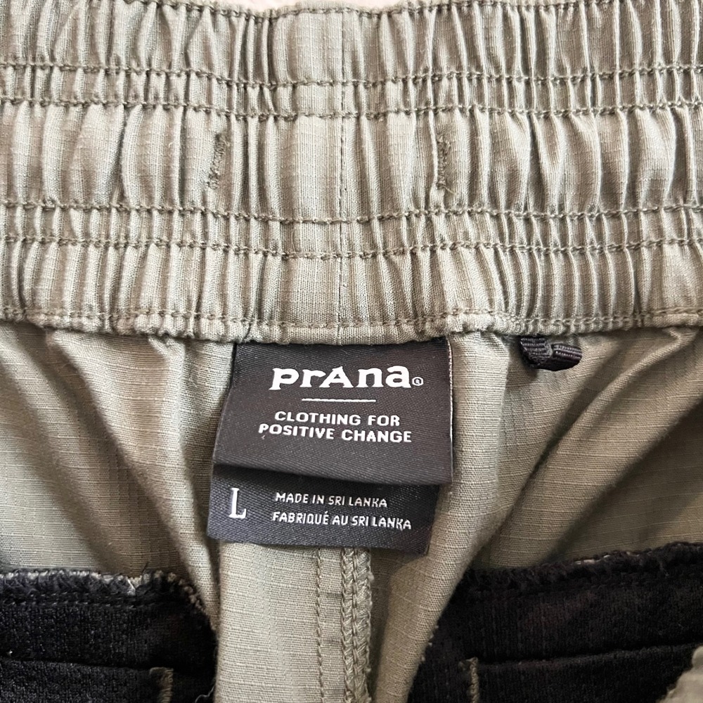 Prana‎ Palisades Ripstop E-Waist Pants Jogger in Rye Green Gorpcore Size L - Picture 6 of 15